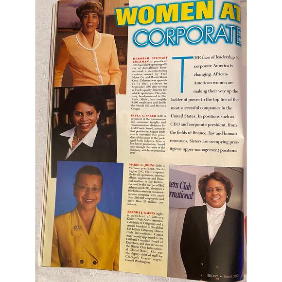 Ebony Magazine, March 2001. Annual Women's Issue, Marion Jones interview, EUC - Picture 8 of 16